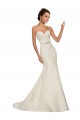 Blanc Fourreau Tulle Dentelle Robes de mariée Pas Cher