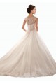 Blanc Princesse Épaule Dénudée Tulle Dentelle Robes de mariée Pas Cher