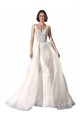 Blanc Sirène Tulle Dentelle Robes de mariée Pas Cher