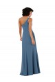 Bordeaux Trapèze Mousseline Longue Formelles Robes demoiselle d'honneur / Robes de soirée Pas Cher