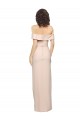 Sirène Épaule Dénudée Crêpe Stretch Longue Formelles Robes demoiselle d'honneur / Robes de soirée / Robes de bal Pas Cher
