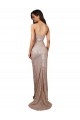 Champagne Sirène Scoop Paillette Longue Formelles Robes demoiselle d'honneur / Robes de soirée / Robes de bal Pas Cher