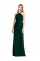 Evergreen Trompette Licou Mousseline Longue Robes demoiselle d'honneur Pas Cher