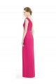 Fourreau Mousseline Longue Robes demoiselle d'honneur Pas Cher