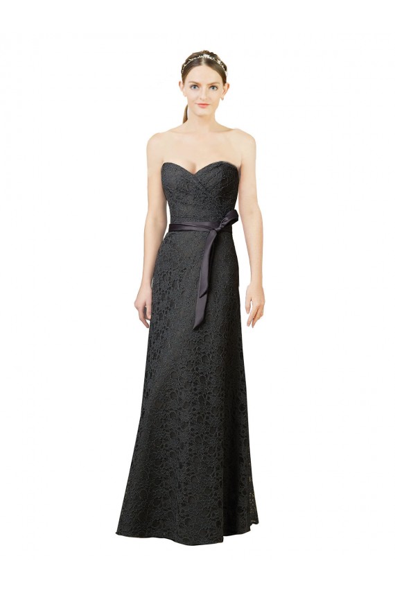 Gris ardoise Fourreau Dentelle Longue Robes demoiselle d'honneur Pas Cher