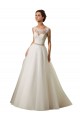 Ivoire Princesse Illusion Tulle Dentelle Robes de mariée Pas Cher