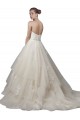 Ivoire Princesse Scoop Sans bretelle Tulle Dentelle Robes de mariée Pas Cher