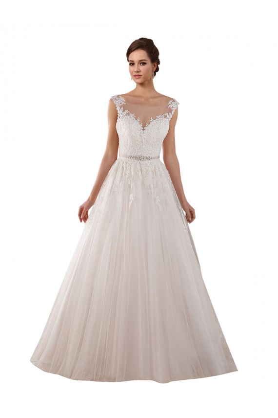 Ivoire Princesse Tulle Dentelle Robes de mariée Pas Cher