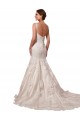 Ivoire Sirène Col V Tulle Dentelle Robes de mariée Pas Cher