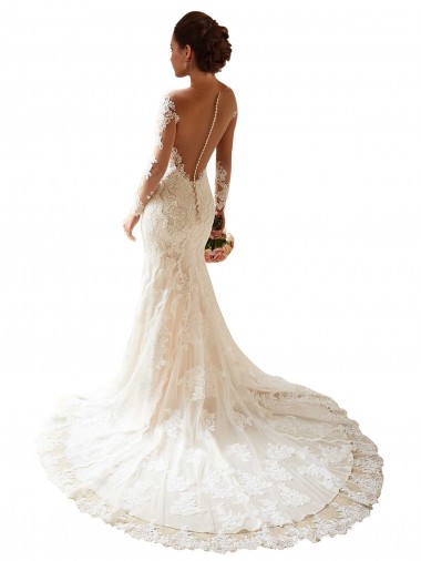 Ivoire Sirène Dentelle Robes de mariée