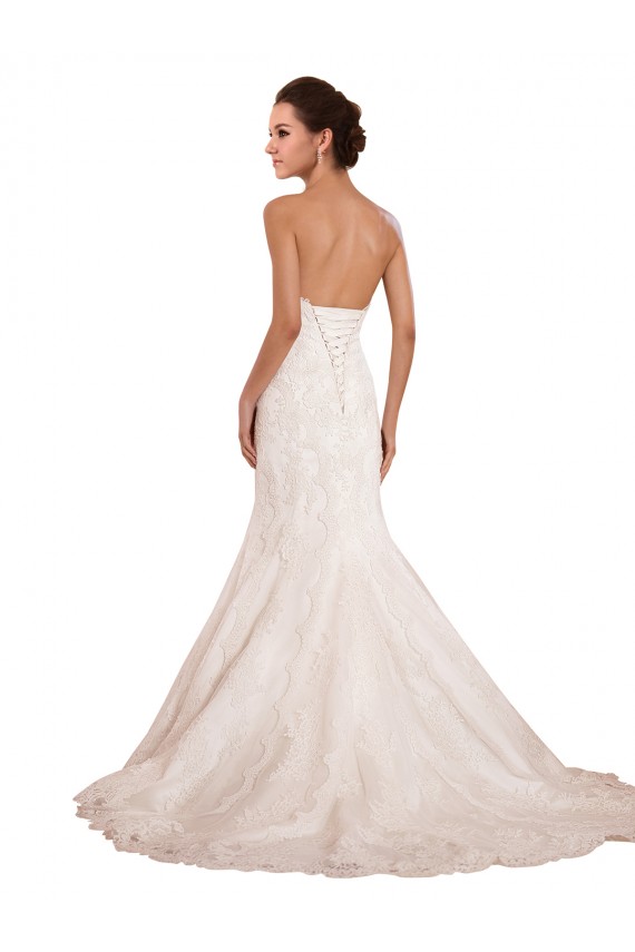 Ivoire Sirène Dentelle Robes de mariée Pas Cher