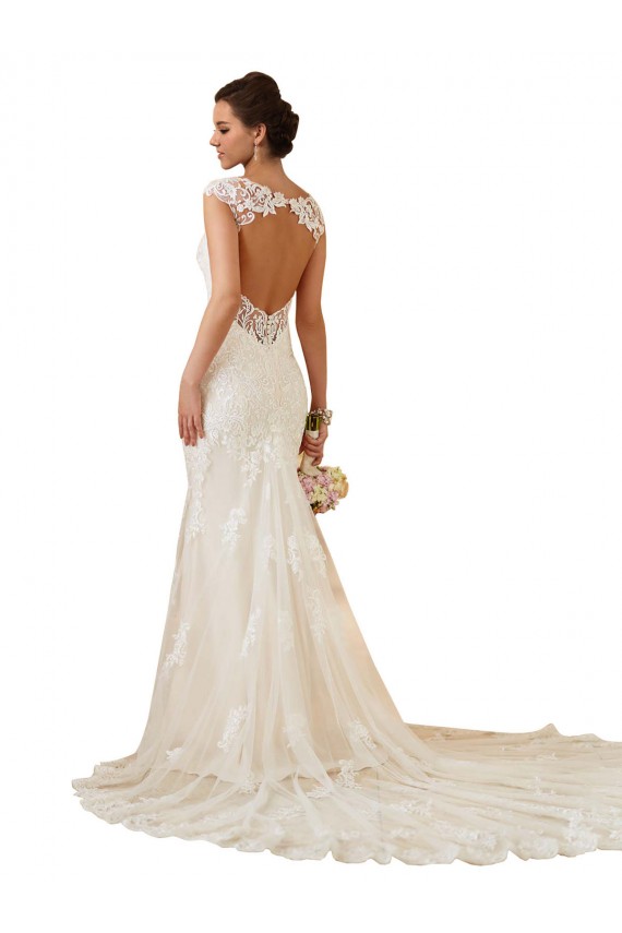 Ivoire Sirène Dentelle Robes de mariée Pas Cher