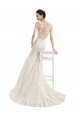 Ivoire Sirène Illusion Dentelle Robes de mariée Pas Cher