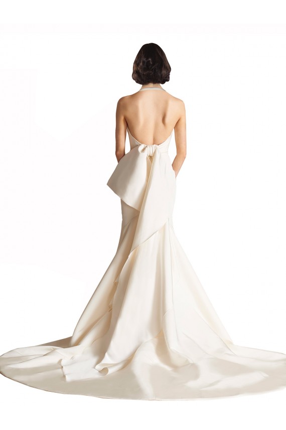 Ivoire Sirène Licou Satiné Plage Robes de mariée