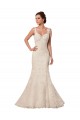 Ivoire Sirène Tulle Dentelle Robes de mariée Pas Cher