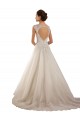 Ivoire Trapèze Dentelle Robes de mariée Pas Cher