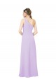 Lilas Fourreau Mousseline Longue Formelles Robes demoiselle d'honneur / Robes de soirée Pas Cher