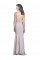 Lilas arctique Sirène Sans bretelle Crêpe Stretch Longue Robes demoiselle d'honneur / Robes de bal Pas Cher