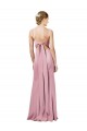Noir Fourreau Bretelles spaghetti Col Carré Crêpe Stretch Longue Formelles Robes demoiselle d'honneur / Robes de soirée / Robes de bal Pas Cher