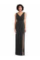 Noir Fourreau Col V Spandex Longue Formelles Robes demoiselle d'honneur / Robes de soirée / Robes de bal Pas Cher