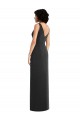 Noir Fourreau Col V Spandex Longue Formelles Robes demoiselle d'honneur / Robes de soirée / Robes de bal Pas Cher