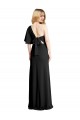 Noir Fourreau Crêpe Stretch Longue Formelles Robes demoiselle d'honneur / Robes de soirée / Robes de bal Pas Cher