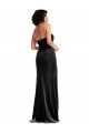Noir Sirène Licou Velours Stretch Longue Formelles Robes demoiselle d'honneur / Robes de soirée / Robes de bal Pas Cher