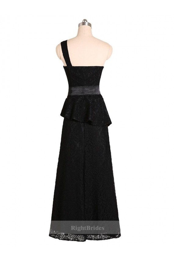 Noir Sirène Satiné Longue Robes demoiselle d'honneur Pas Cher