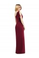 Olive verte Trompette Mousseline Longue Robes demoiselle d'honneur Pas Cher