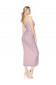 Primevère Sirène Bretelles spaghetti Mousseline Courte Asymétrique Robes demoiselle d'honneur / Robes de bal / Robes de cocktail Pas Cher
