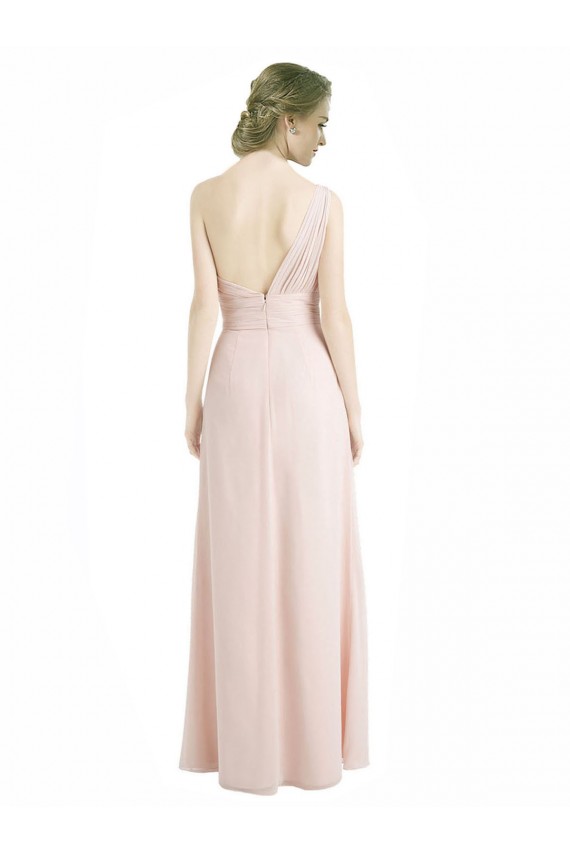 Rouge 16 Trapèze Mousseline Longue Robes demoiselle d'honneur Pas Cher