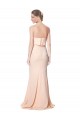 Sirène Sans bretelle Col Haut Crêpe Stretch Longue Formelles Robes demoiselle d'honneur / Robes de soirée / Robes de bal Pas Cher