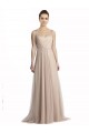 Trapèze Col Carré Tulle Longue Robes demoiselle d'honneur Pas Cher