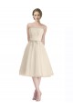 Trapèze Sans bretelle Tulle Courte Robes demoiselle d'honneur / Robes de cocktail Pas Cher