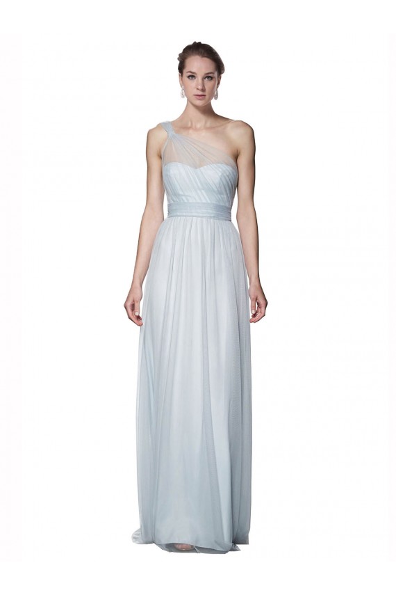 Trapèze Tulle Longue Robes demoiselle d'honneur Pas Cher