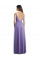 Trapèze Tulle Longue Robes demoiselle d'honneur Pas Cher