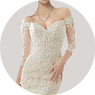 Ivoire Robes de mariée Pas Cher