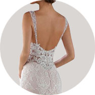 Bas du dos Robes de mariée Pas Cher