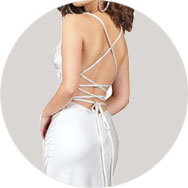 Bretelles croisées Robes de mariée Pas Cher