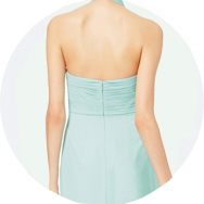 Bas du dos Robes demoiselle d'honneur Pas Cher