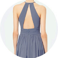 Trou de serrure Robes demoiselle d'honneur Pas Cher