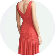 V Retour Robes demoiselle d'honneur Pas Cher